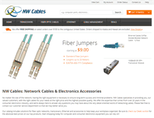 Tablet Screenshot of nwcables.com